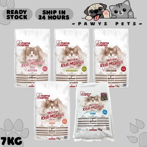 Mama Sanati Cat Dry Food 7KG Adult Cat Food Kitten Food Cat