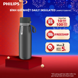 Bình giữ nhiệt Daily Insulated Philips AWP2772GR/97 - màu xám đen