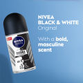 NIVEA Men Deodorant Black & White Original Antiperspirant Roll-on, 50ml. 
