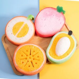 Mút rửa chén tạo bọt hình trái cây E28 mẫu mút đáng yêu vệ sinh sạch sẽ TTNTE28