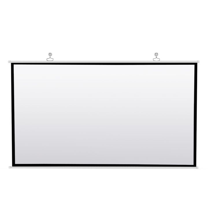 Home Projector Screen Creases Projector Screen for Home Theater HD White Foldable Anti-Crease | Lazada