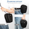 JJC Camera Holster Case Hard Shell Protective Holder Pouch Bag for SLR Camera Canon EOS R100 R50 R10 R8 R7 R6 Mark II R5 R3 RP with Lens Within 162 x 114 x 191mm. 