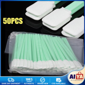 ★Same Day Shipping★ 50pcs Eco Solvent Foam Tipped Cleaning Printhead Cleaning Swab Stick Sponge Foam for Epson Roland Mimaki Mutoh Head LZC-Cleaning-Swabs-50PCS/Set