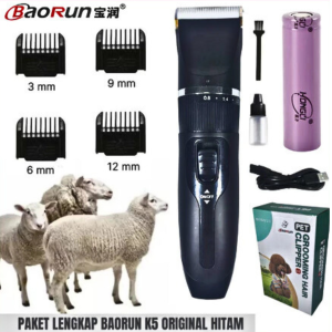 COD BaoRun PRO Mesin alat Cukur Elektrik Bulu Hewan domba kucing Anjing Grooming Rechargeable - P9