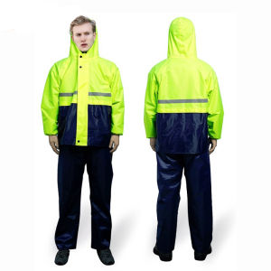 Quality Waterproof Raincoat for Adults Raincoat Cloth+Pants Heavy Duty Roincoat Suit Thick and Fashion for Man Women