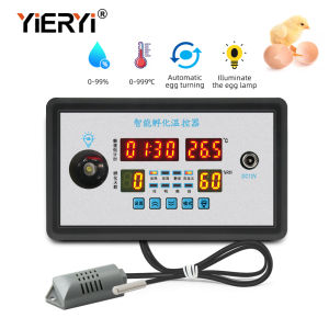 Yieryi New Smart Thermostat For Egg Incubator ZFX-W9002 Thermstat Temperature Humidity Control Incubator 360 Automatic Egg Turning