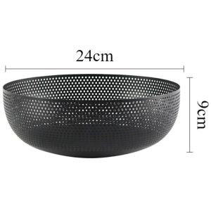 Sacesr Luxury Fruit Bowl Iron Fruits Basket Aesthetic Decorative Fruit Tray Elegant Modern Living Room Fruits Trays Table Decorations K6R8Z