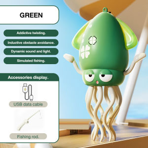 Sotong Menari Ajaib Educational Octopus Toy Automatic Obstacle Avoidance Dancing Octopus 儿童早教章鱼