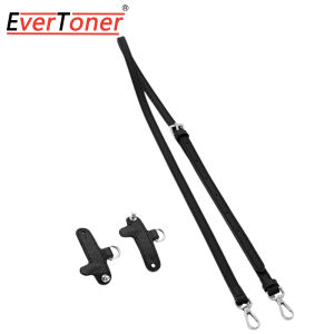 EverToner Replacement Genuine Leather Strap Punch-free Shoulder Strap Transformation Buckle Conversion Hang Buckle for L-champ Mini Bag