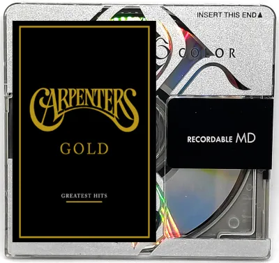 แผ่นMDเพลงร้องCARPENTERS-GOLD GREATEST HITS