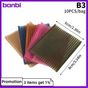 banbi 10Pcs Novel Front Hair Fringe Fashion Stabilizer Makeup Sticker Pad Patch Pastel Clip Bangs Magic Tape Fringe Girls Gifts