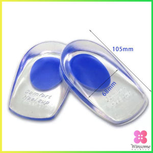 Winsome ซิลิโคนรองส้นเท้า แพ็ค 1 คู่ ซิลิโคนเจลรองส้นเท้า แก้รองช้ำ ลดอาการปวดส้นเท้าเวลายืนและเดิน