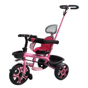 3in1 Tricycle Stroller Walker Push Along with Back Rest/Basikal Kereta Sorong