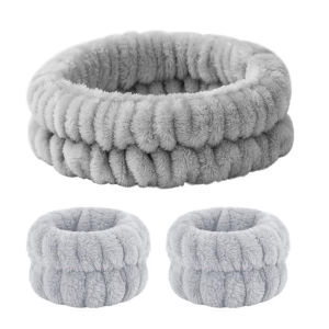 Women Head Bands Wash Face Make Up Hair Holder Hairbands Soft Coral Fleece Headband Elastic Hair Bands Girls Hair Accessories