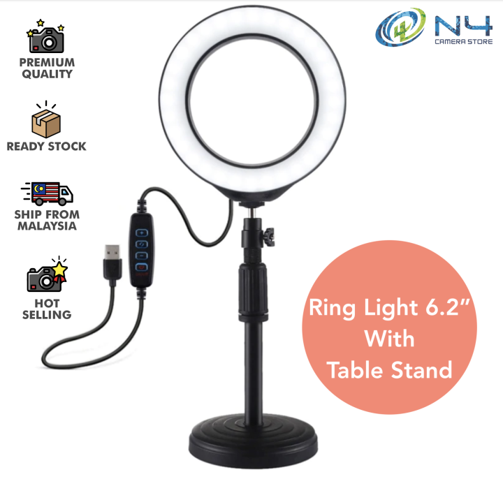 Inches Adjustable USB LED Ring Light Selfie Fill Light with
