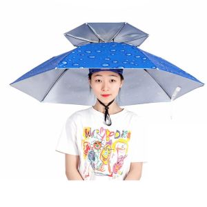 Umbrella Hat UV-Protection Smart Umbrella Cap Outdoor Homeliving