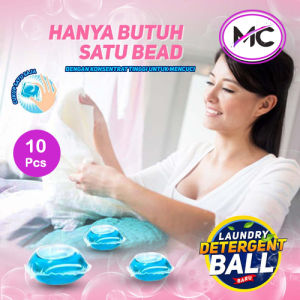 Sabun Laundry Pakaian Instan Gel Ball Isi 10 Pcs Wangi Tahan Lama Murah Cuci Baju Celana Pakaian Hemat Praktis