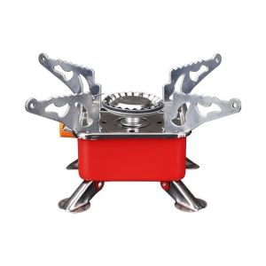 Glidea Mini Stove Portable Windproof Gas Stove Outdoor Camping Foldable Design Fuel Efficient with Strong Flame & Electronic Ignition