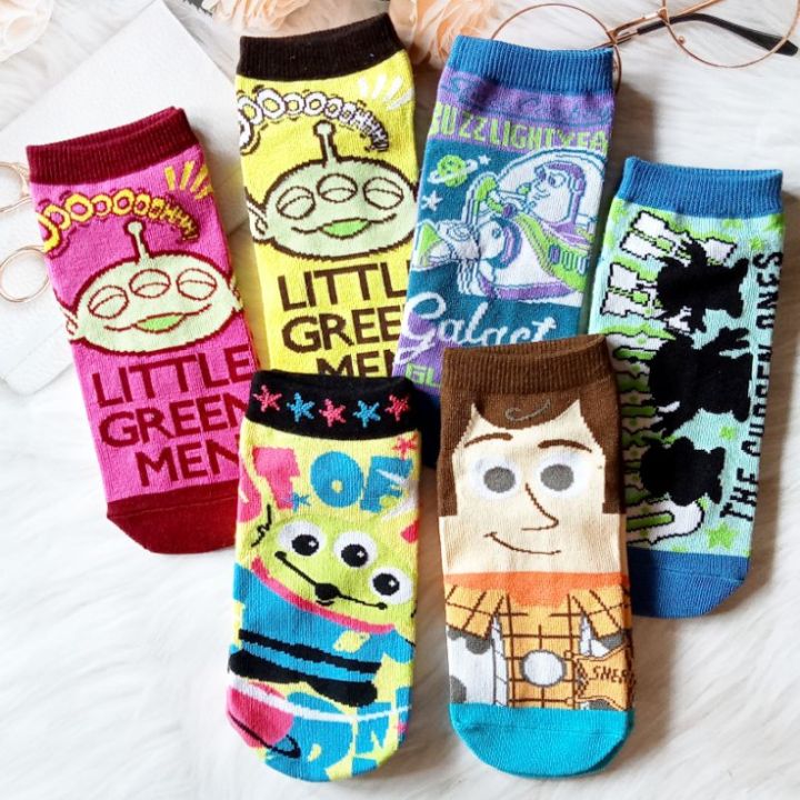 Buzz Lightyear & Alien Socks