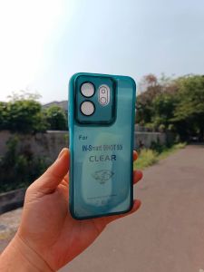IDEA CASE - INFINIX HOT 50I / SMART 9 SOFT CASE SQUARE PLATING RING CAMERA COVER CASING HANDPHONE
