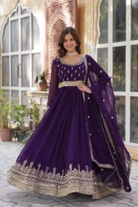 [PRE ORDER] {GOWN+DUPPATA SET COLLECTION} SIZE:-M TO 2XL FABRIC : Faux Blooming ~ Delivery Lead Time : 10 days
