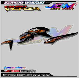 STRIPING VARIASI HONDA CB 150 VERZA / STICKER LIST MOTOR HONDA CB 150 VERZA