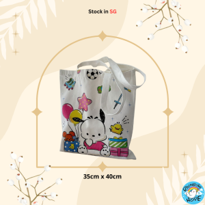 LOCAL SELLER 🇸🇬【Ready Stock】Canvas Shopping Bags Foldable Reusable Fabric Tote Bag Shoulder Sling Bag帆布包 单肩包环保购物袋