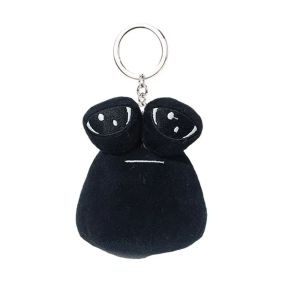 CRNGW Kawaii My Pet Alien Pou Plush Keychain Interesting Cartoon Animal Pou Doll Pendant Children Toy Hot Game Alien Pou Plush Toy Childrens Gifts