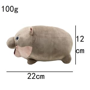 Moo Deng Cartoon Plush Toys Cute Soft Stuffed Cushion Hippopotamus Pillow Home Decor Dolls for Kid Girl Birthday Christmas Gift