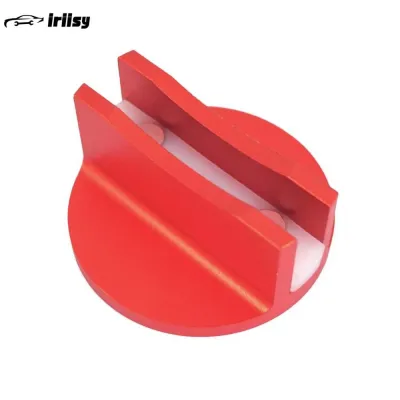 iriisy Universal Car Magnetic Pinch Weld Jack Pad Frame Rail Protector for Lifting Jack Adapter with Strong Magnet Non-Slip