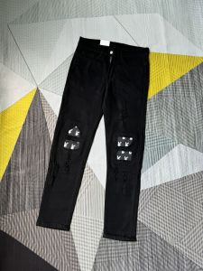 Quần bò jean nam dài đen vá da họa tiết THỎ phong cách chất jean co giãn tốt chuẩn form bền đẹp phối đồ dễ dàng giá tốt