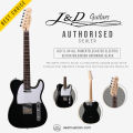J&D TL AP (ALL POWER) TELECASTER ELECTRIC GUITAR WITH WILKINSON HARDWARE COLOR BLACK (TL-AP/ JACK & DANNY GUITAR/ SEAMUSICIAN). 