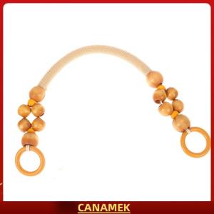 Miễn phí vận chuyển✨ Phụ Nữ Thời Trang Bằng Gỗ Bead Dây Túi Dây Đeo Bằng Gỗ Xử Lý Dây Thừng Hạt Túi Xách Vai Vành Đai Tự Làm Thay Thế Túi Phụ Kiện