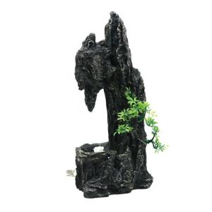 Fishtank Artificial Landscape Fish Tanks Decorations for Aquariums Terrarium Shrimp Waterfall Ornaments Habitat