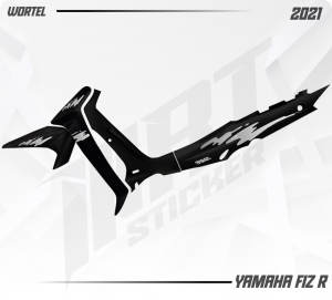 Striping Fiz R - Stiker Transparan Fiz R Retro Vol 3 (Sudah Terpotong)