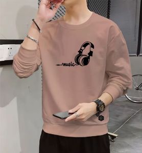Diskon Spesial Sweater Keren Crewneck Elegan Kaos Pria Trendy Sweatshirt Kasual Sweter Headset Music