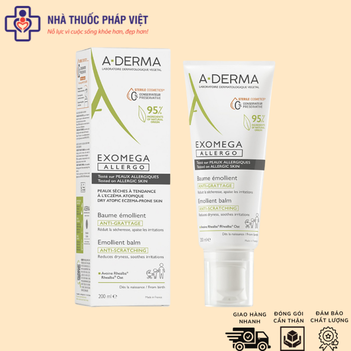 Kem Dưỡng Ẩm Chuyên Biệt Dành Cho Da Khô, Da Cơ Địa & Da Dị Ứng A-Derma ...