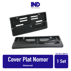 Cover Dudukan Tatakan Plat Pelat Nomor No Nomer Motor Universal Honda-Yamaha-Suzuki Bebek-Matic Polos Hitam-Carbon-Karbon Beat FI-F1-eSP-Street-Pop-New/Vario 110-125-150-LED/Mio M3-Z-S-Soul-Sporty-Smile/X-Ride/Scoopy