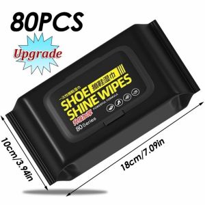 ทิชชู่เปียกเช็ดทำความสะอาดรองเท้า ผ้าใบ หนัง ใช้ได้กับทุกสี และมีสูตรสีขาวโดยเฉพาะ