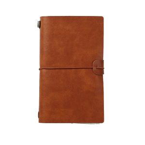 SEKINEW DIY Portable School Supplies Gifts Stationery Handmade Cover Writing Daily Organizer Leather Travel Book Journal Booklet Notebook