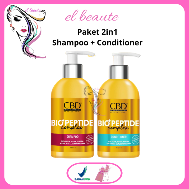 CBD Bio+Peptide Complex Paket 2in1 Shampoo + Conditioner