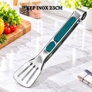 Kẹp gắp thức ăn thế hệ mới chất liệu INOX cao cấp kẹp gắp thịt phong cách Qúy tộc