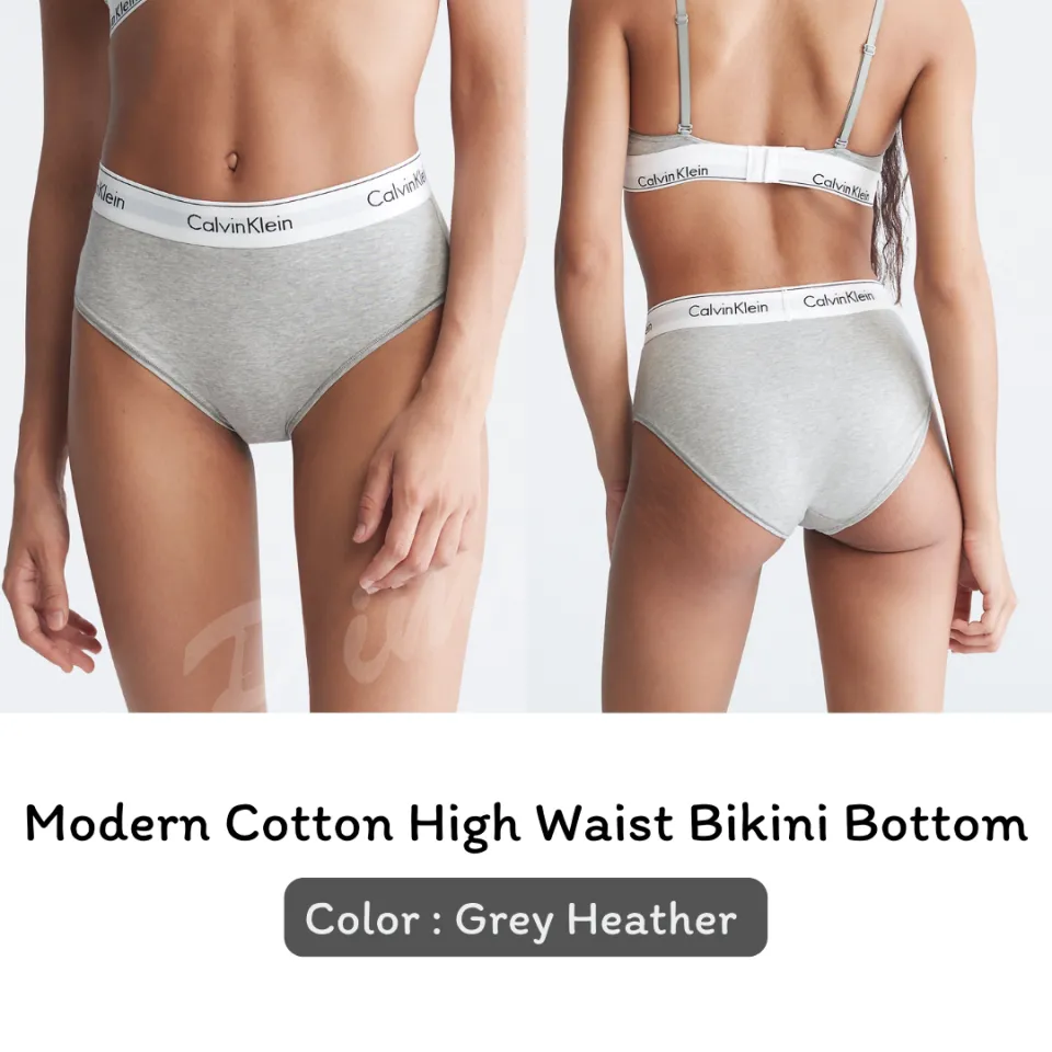 Calvin Klein Modern Cotton Short รุ่น High Waist Bikini Bottom  กางเกงในเอวสูง รุ่นฮิต ของแท้ พร้อมส่ง 🇺🇸