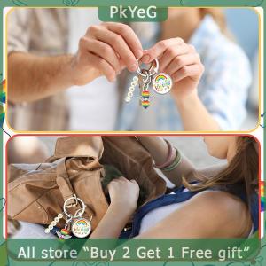 [COD] PkYeG KITCHEN Farewell Gift Educator 10 Sets With Guardian Angel Keyring And Thank You Card Organza Bag Farewell Gift For Teachers