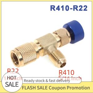 🚗🛵 Điều hòa không khí an toàn van adapter phù hợp lạnh sạc đồng Adapter cho R410A R22 công cụ làm lạnh