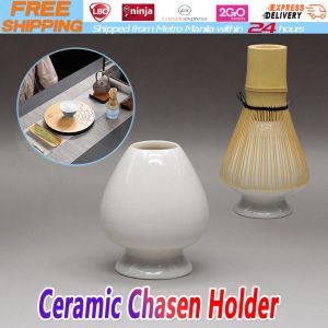 【Local Warehouse】Ceremic matcha whisk holders porcelain chasen holders matcha tea accessories Chasen-Holder
