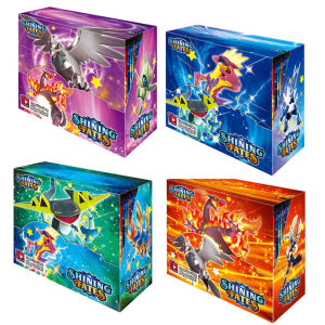 1 kotak/36packs/360pcs Kartu Pokemon Pokemon Trading Card Pokemon Booster Pack Evolutions Briliant Star COD EVOLVING/DARKNESS Edisi Inggris Playing Card Game