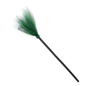 WENYOU Colorful Witch Broom Cosplay Costume Accessories Detachable Kids Cosplay Flying Home Decor Funny Broomstick Props Masquerade Halloween