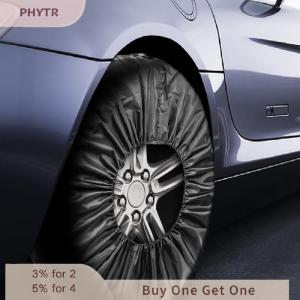 【จัดส่งภายใน 2-3 วัน】 กระเป๋าเก็บฝาครอบยางอะไหล่รถยนต์สำหรับรถยนต์อุปกรณ์เสริมล้อกระเป๋าล้อแบบพกพา