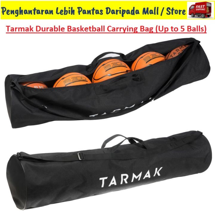 Tarmak Durable Basketball Bag For Carrying Up To Five Balls (Sizes 5 To 7) / Beg Bola Keranjang